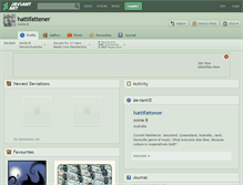 Tablet Screenshot of hattifattener.deviantart.com