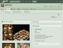 Tablet Screenshot of msfourtune.deviantart.com