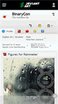 Mobile Screenshot of binarycon.deviantart.com
