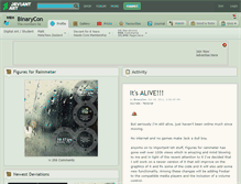 Tablet Screenshot of binarycon.deviantart.com