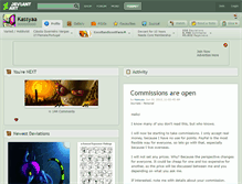 Tablet Screenshot of kassyaa.deviantart.com
