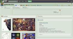 Desktop Screenshot of naruto-man-lover.deviantart.com