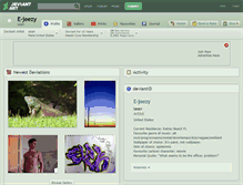 Tablet Screenshot of e-jeezy.deviantart.com