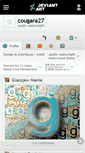 Mobile Screenshot of cougara27.deviantart.com