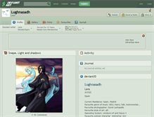 Tablet Screenshot of lughnasadh.deviantart.com