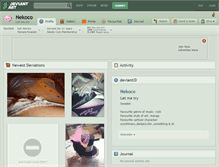 Tablet Screenshot of nekoco.deviantart.com