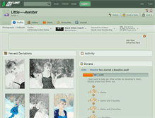 Tablet Screenshot of little----monster.deviantart.com