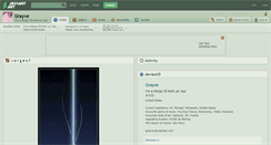 Desktop Screenshot of grayve.deviantart.com
