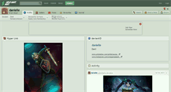 Desktop Screenshot of danielle.deviantart.com