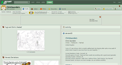 Desktop Screenshot of chrissaunders.deviantart.com