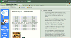 Desktop Screenshot of abstract-painting.deviantart.com