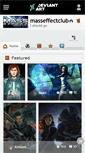 Mobile Screenshot of masseffectclub.deviantart.com