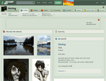 Tablet Screenshot of himling.deviantart.com