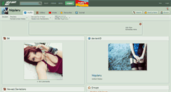 Desktop Screenshot of hiquiaru.deviantart.com