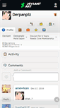 Mobile Screenshot of derpanplz.deviantart.com