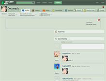 Tablet Screenshot of derpanplz.deviantart.com