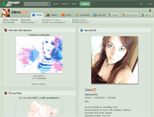 Tablet Screenshot of 3dera.deviantart.com