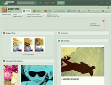 Tablet Screenshot of anon-irisx.deviantart.com