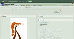 Desktop Screenshot of committedtalent.deviantart.com