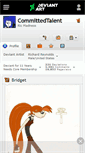 Mobile Screenshot of committedtalent.deviantart.com