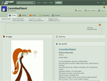 Tablet Screenshot of committedtalent.deviantart.com