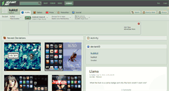 Desktop Screenshot of kukkzi.deviantart.com
