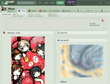 Tablet Screenshot of mikun.deviantart.com
