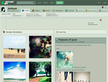 Tablet Screenshot of ambyon.deviantart.com