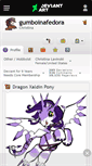 Mobile Screenshot of gumboinafedora.deviantart.com