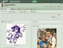 Tablet Screenshot of gumboinafedora.deviantart.com