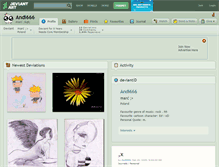 Tablet Screenshot of andi666.deviantart.com