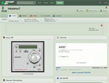 Tablet Screenshot of inbalance7.deviantart.com