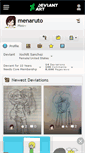 Mobile Screenshot of menaruto.deviantart.com