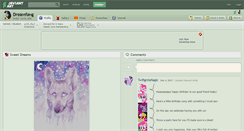 Desktop Screenshot of dreamfang.deviantart.com