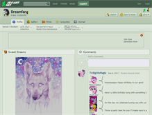 Tablet Screenshot of dreamfang.deviantart.com