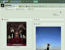 Tablet Screenshot of ohdisease.deviantart.com