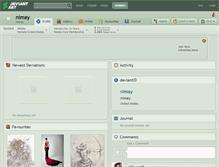 Tablet Screenshot of nimay.deviantart.com