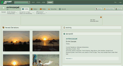 Desktop Screenshot of evrimozarpat.deviantart.com