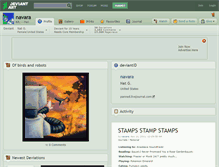 Tablet Screenshot of navara.deviantart.com