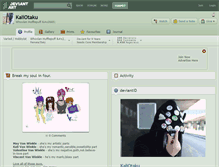 Tablet Screenshot of kaliotaku.deviantart.com