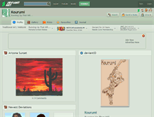 Tablet Screenshot of kourumi.deviantart.com