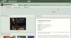 Desktop Screenshot of nekozikasilver1.deviantart.com