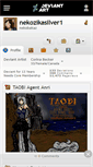 Mobile Screenshot of nekozikasilver1.deviantart.com