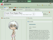 Tablet Screenshot of ambivalentia.deviantart.com