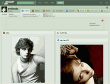 Tablet Screenshot of entiendo.deviantart.com