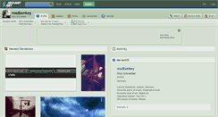 Desktop Screenshot of madbonkey.deviantart.com