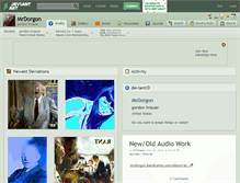 Tablet Screenshot of mrdorgon.deviantart.com