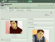 Tablet Screenshot of captainlaurie.deviantart.com