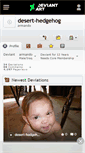 Mobile Screenshot of desert-hedgehog.deviantart.com