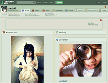 Tablet Screenshot of pootski.deviantart.com